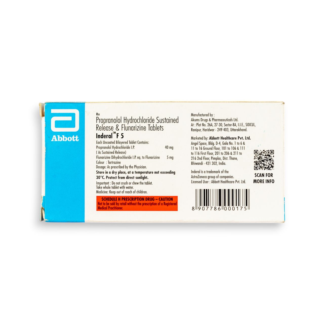 Inderal F 5 Tablet Sr