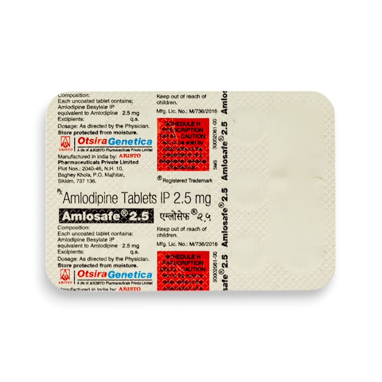Amlosafe 2.5 Tablets