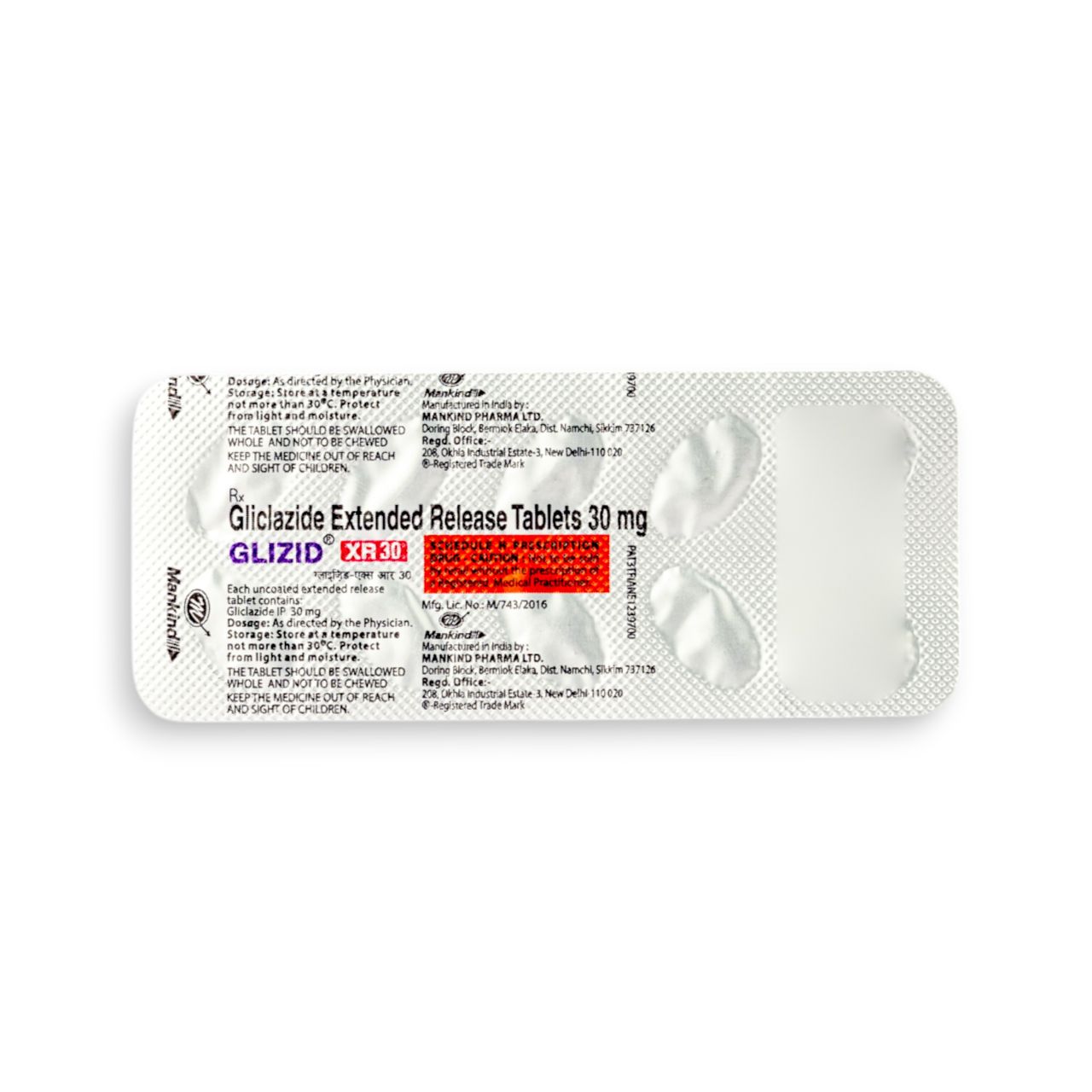 Glizid XR 30 Tablets 