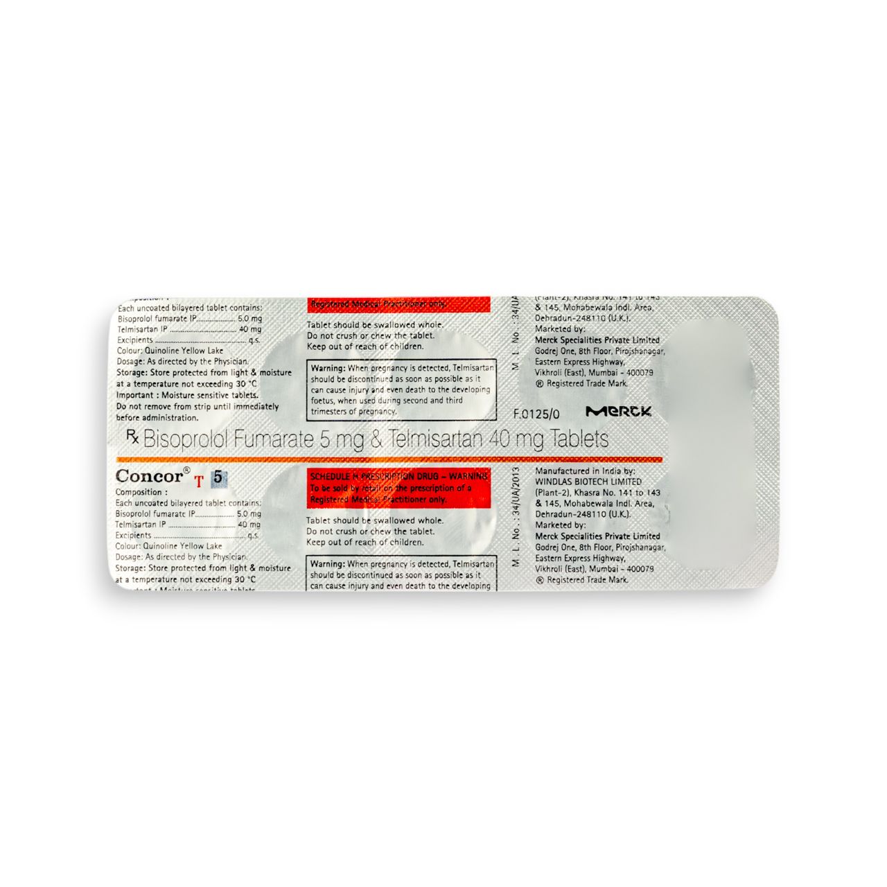 Concor T 5 Tablets