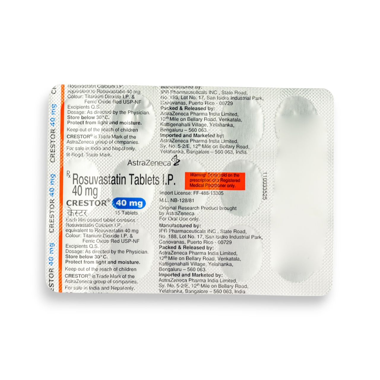 Crestor 40 Tablets