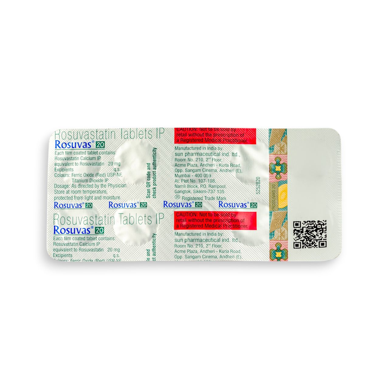 Rosuvas 20 Tablets