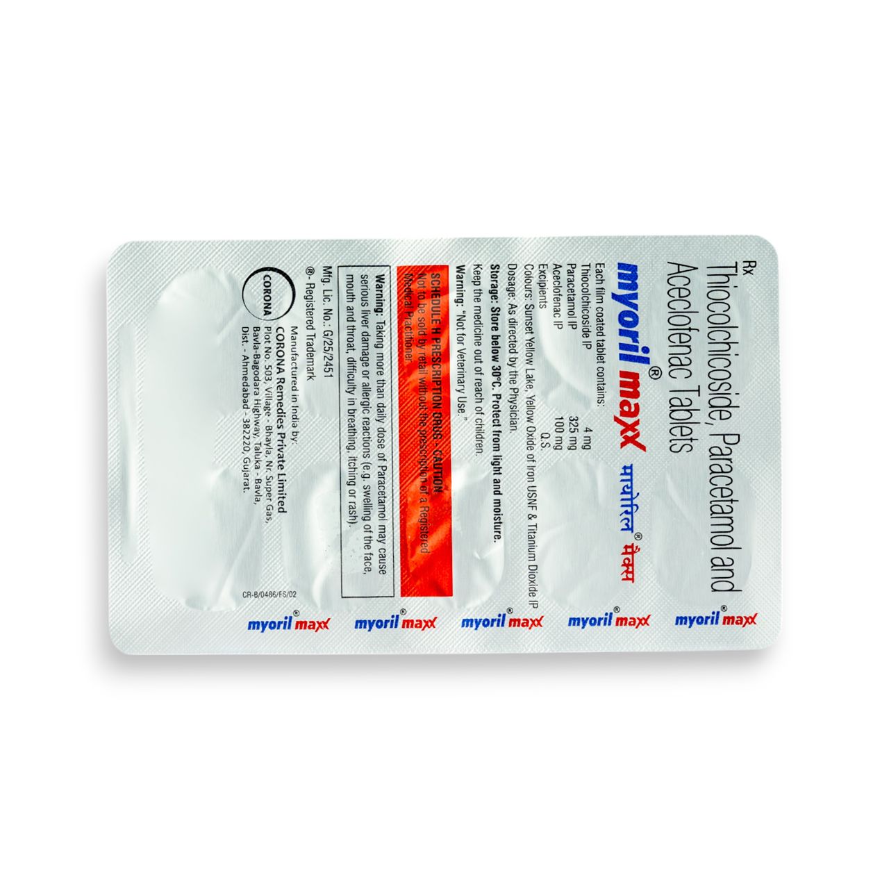 Myoril Maxx Tablets