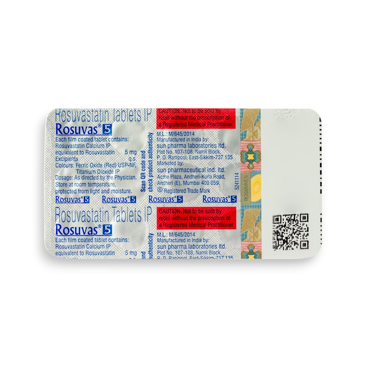 Rosuvas 5 Tablets