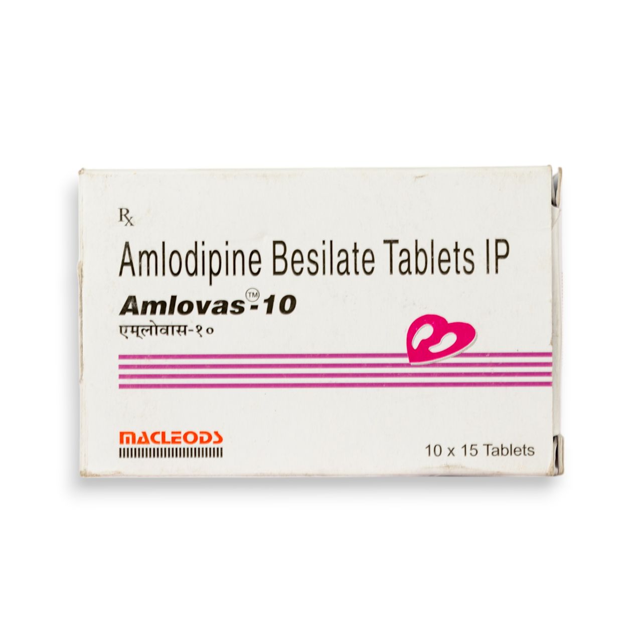 Amlovas- 10 Tablets