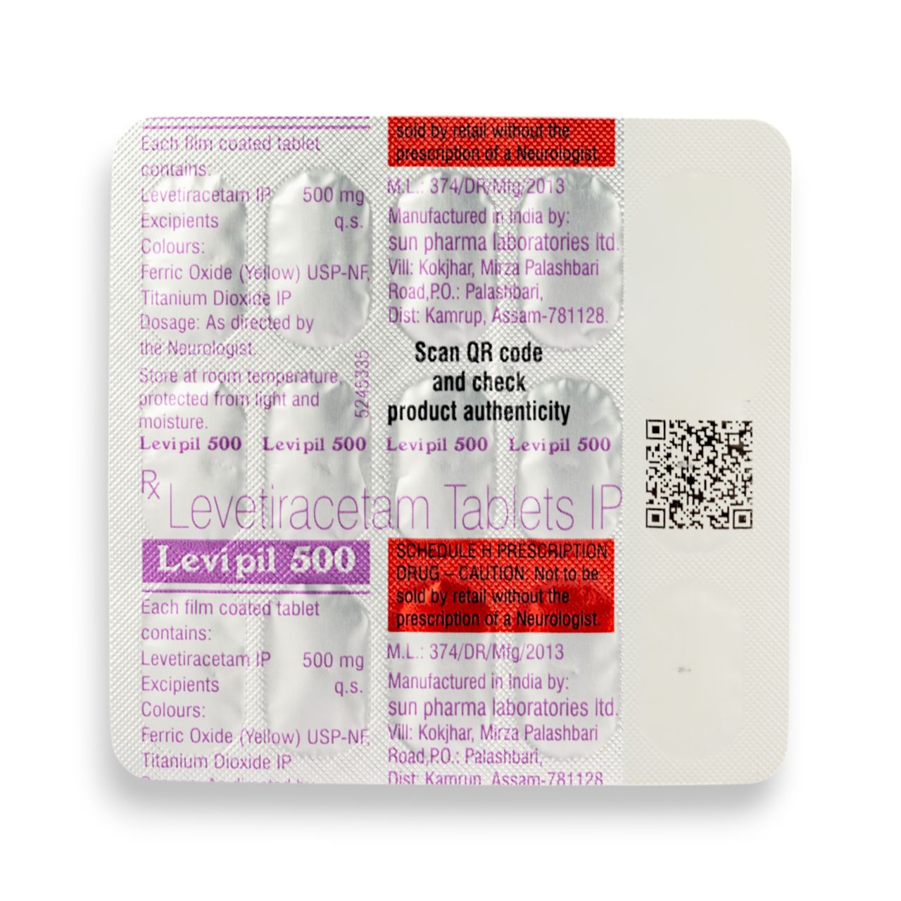 Levi pil 500 Tablets