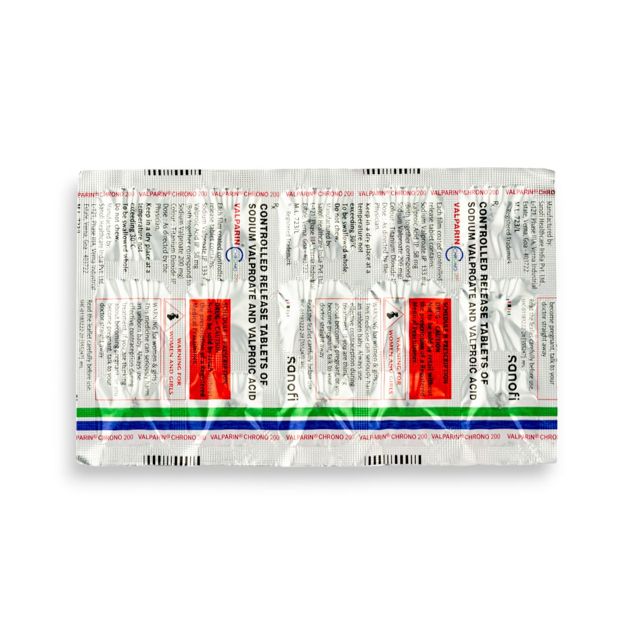 Valparin Chrono 200 Tablets CR
