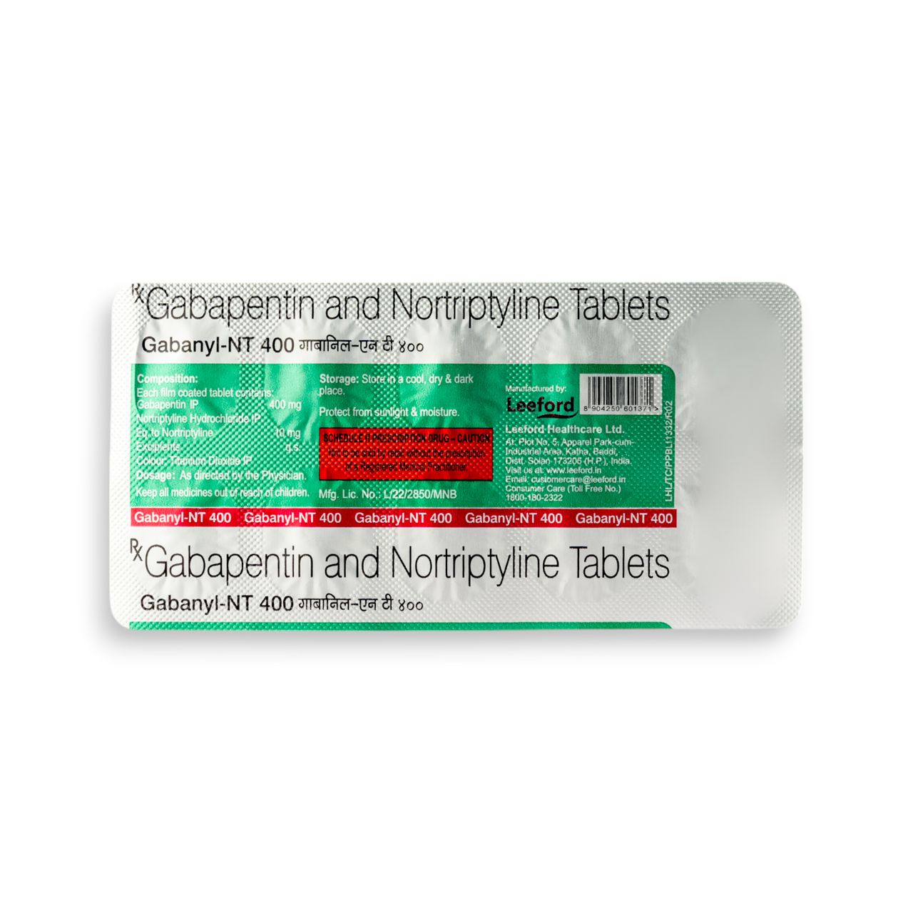 Gabanyl-NT 400 Tablets