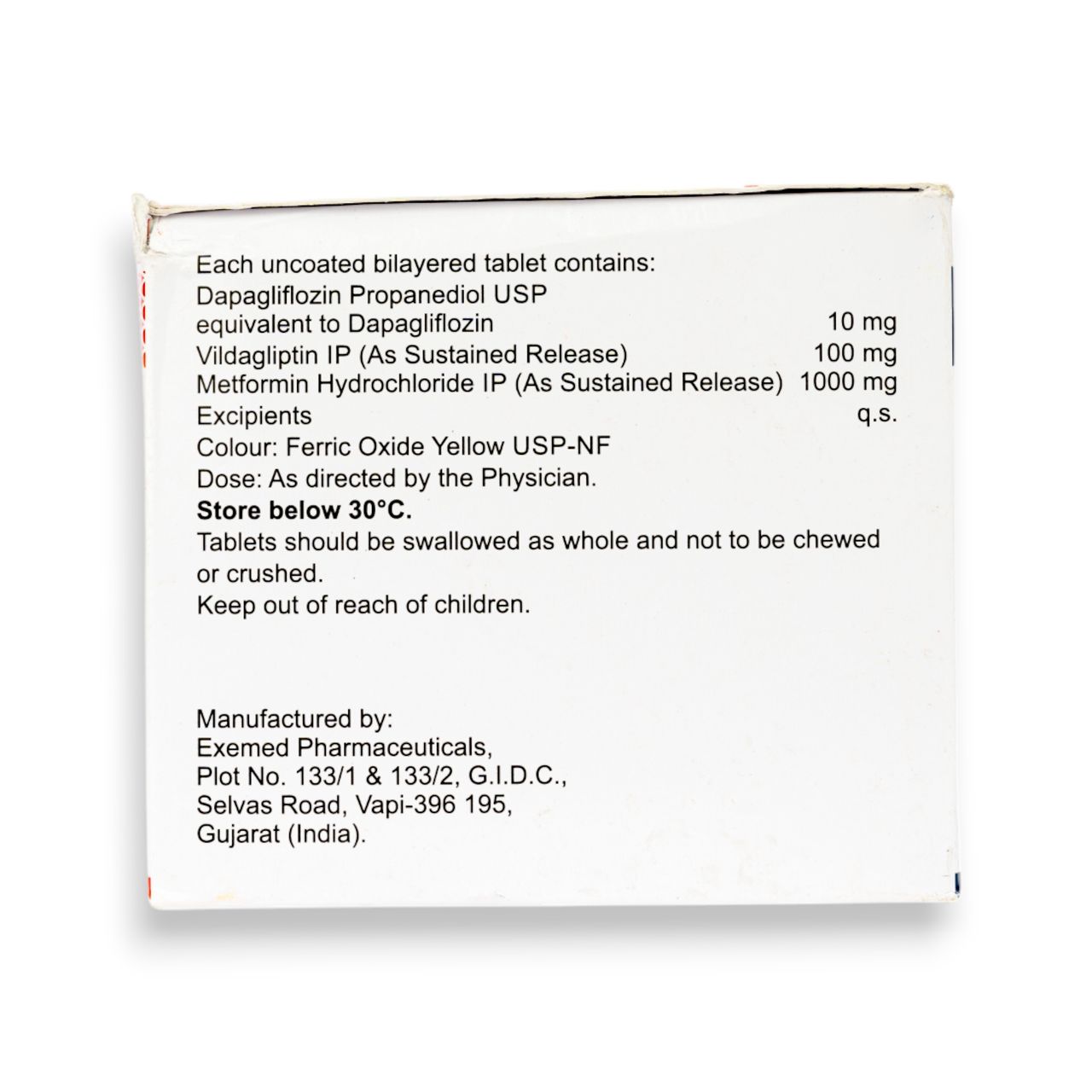Daparyl-VM 1000 Tablets SR