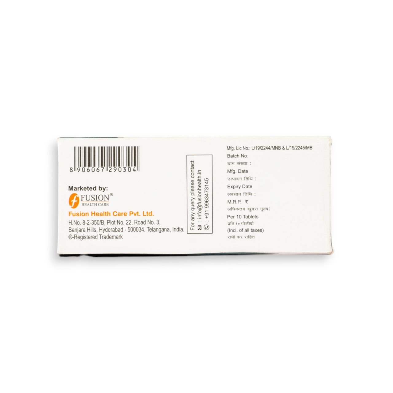 Tensorin 20mg Tablets