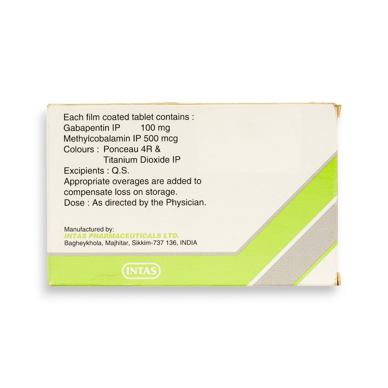 Gabapin ME 100 Tablets