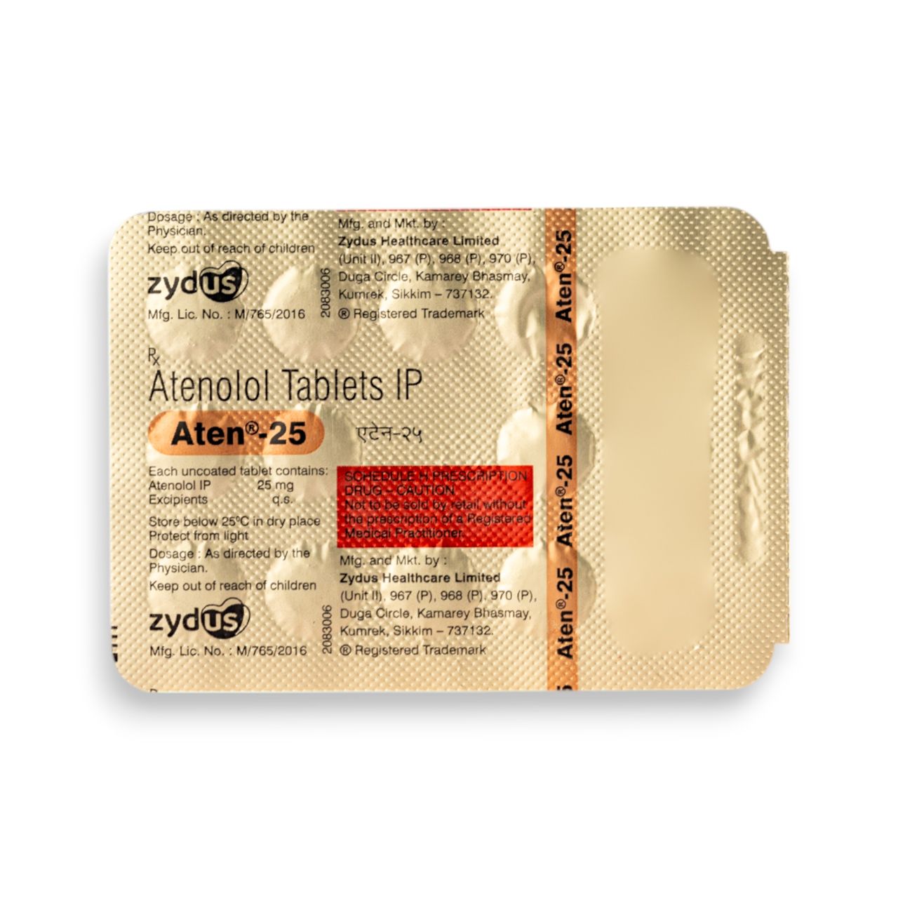 Aten - 25 Tablets