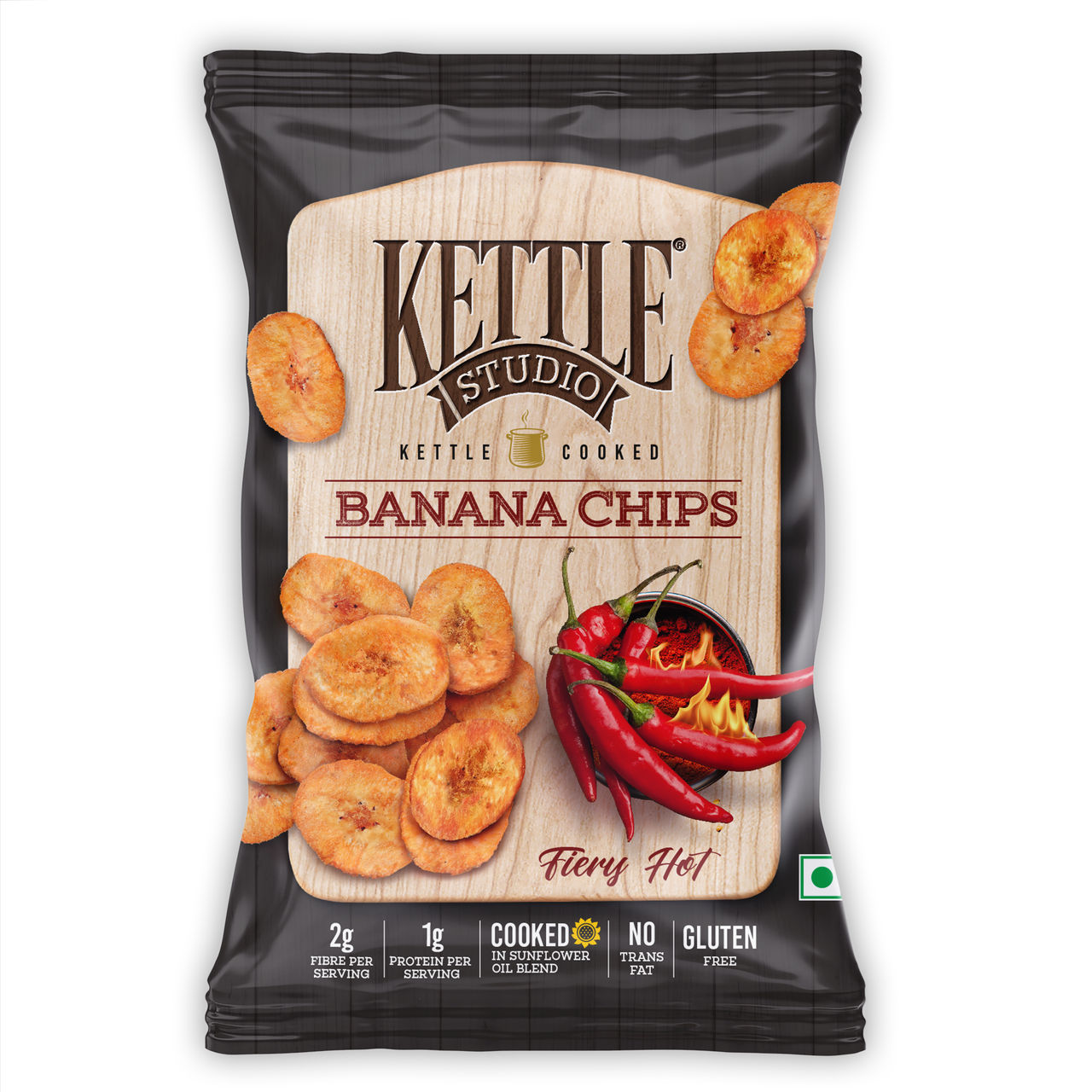 Kettle Studio Banana Chips Fiery Hot