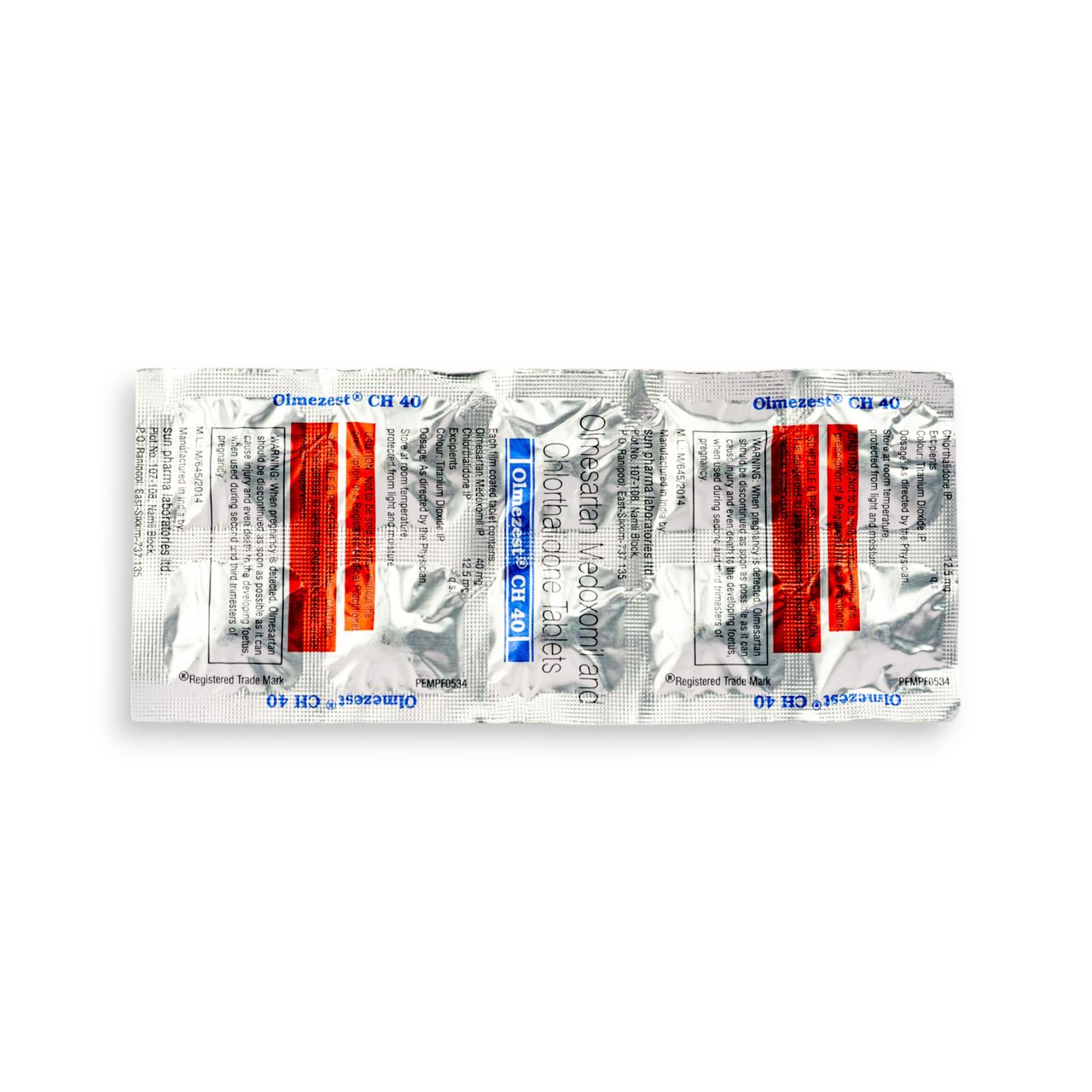 Olmezest CH 40 Tablets