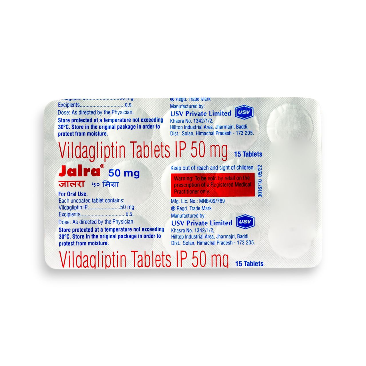 Jalra 50Mg Tablets