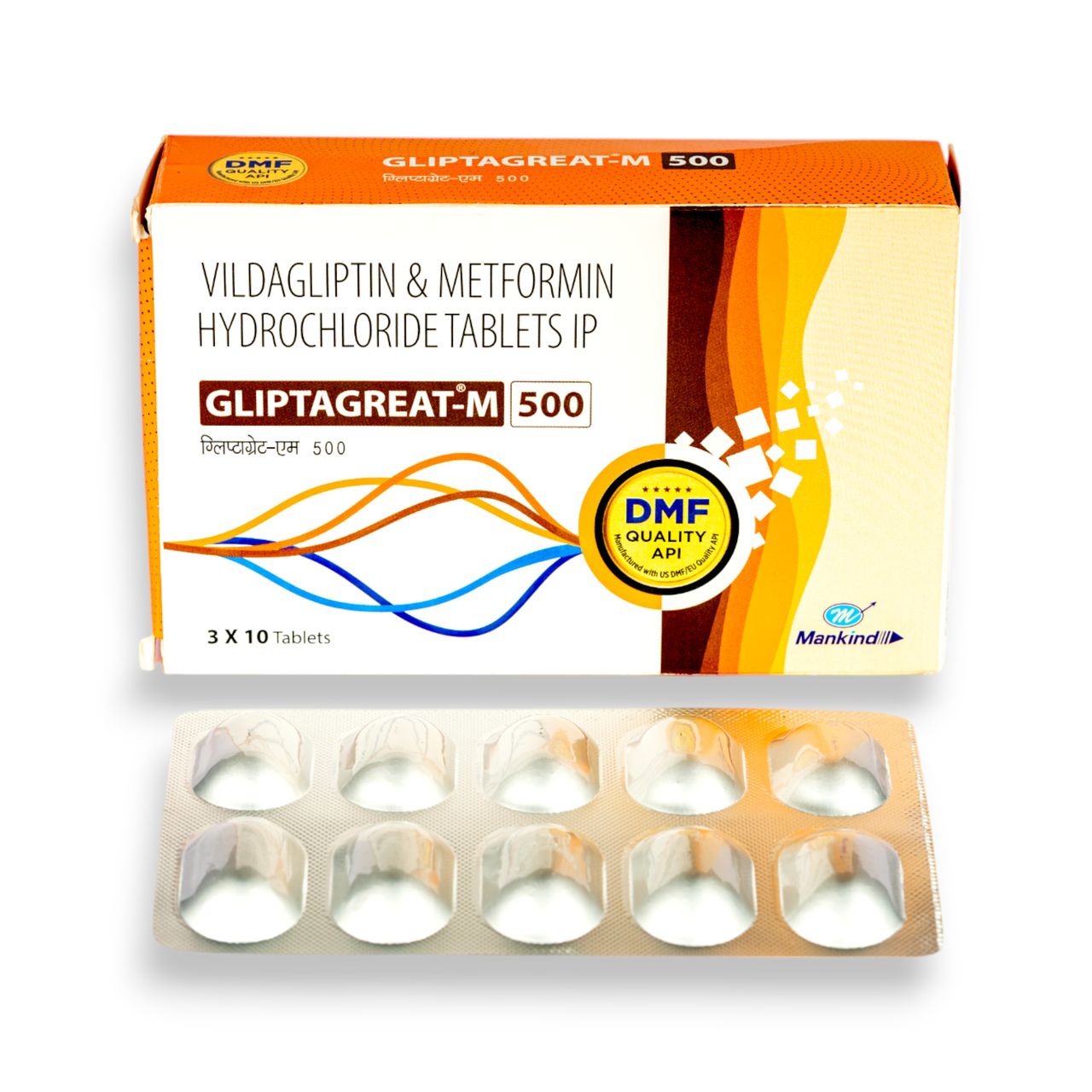 Gliptagreat-M 500 Tablets