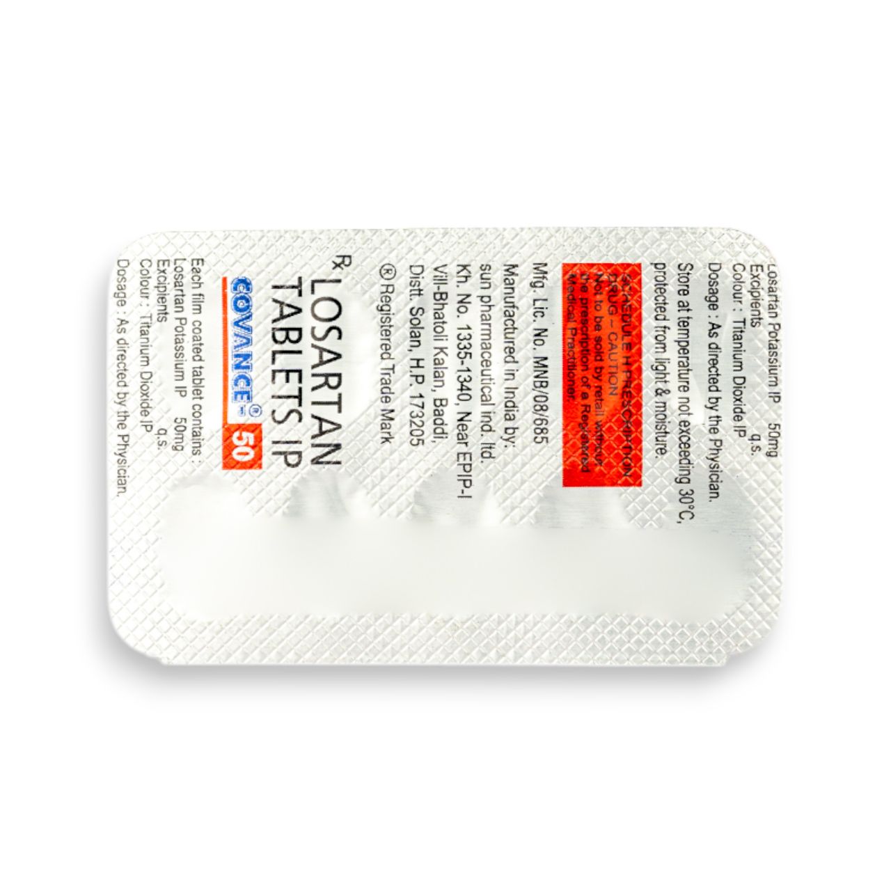 Covance-50 Tablets