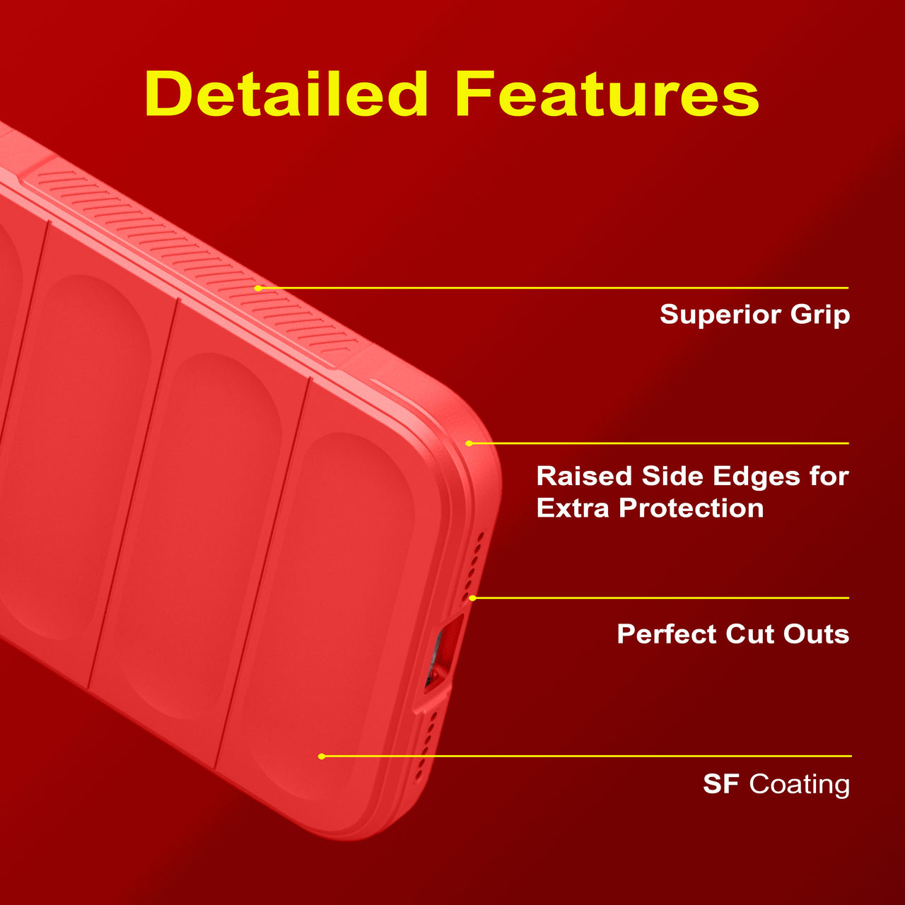 Zapcase Back Cover for Infinix Note 40X 5G | Magic-Red