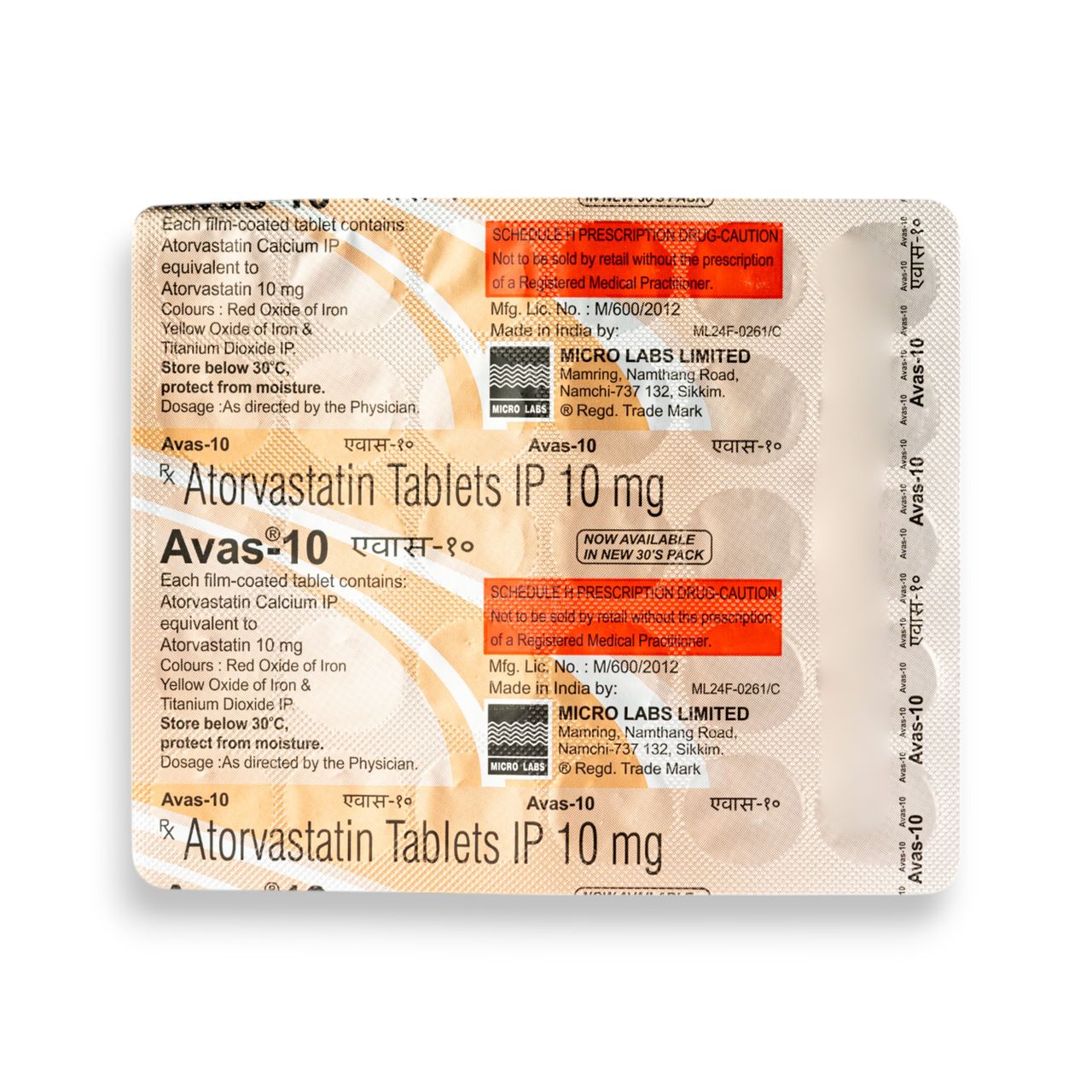 Avas-10 Tablets