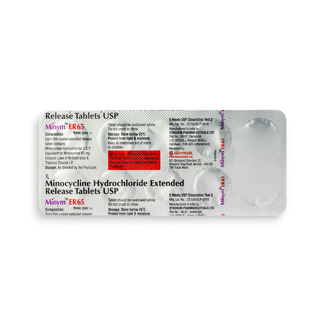 Minym ER 65 Tablets