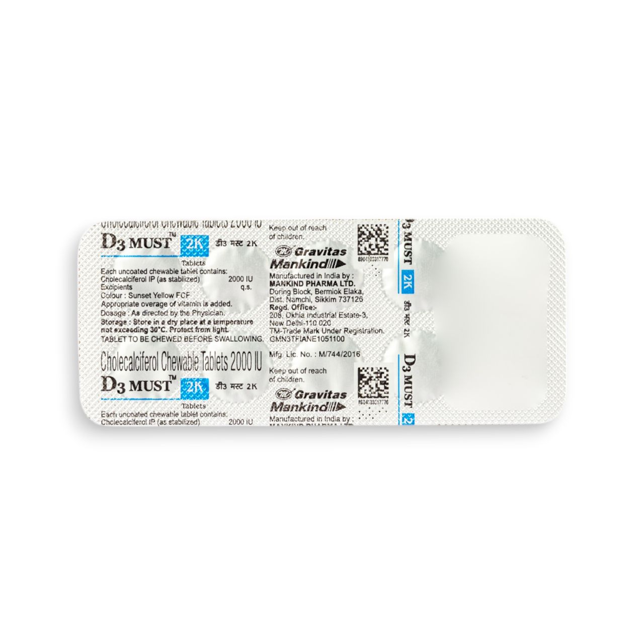 D3 Must 2K Tablets
