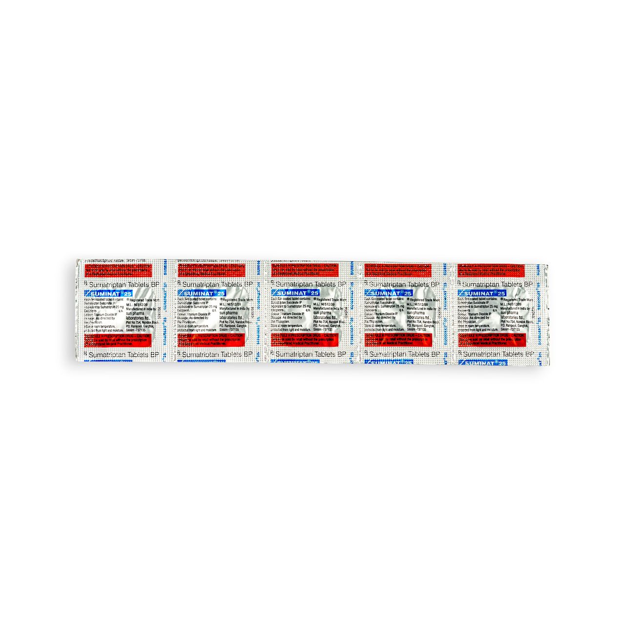 Suminat 25 Tablets