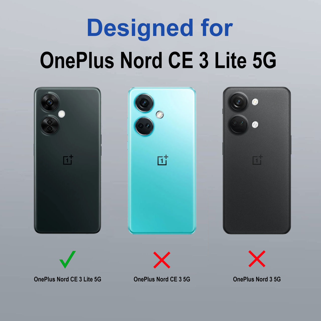Zapcase Back Cover For Oneplus Nord Ce 3 Lite 5G (Space-Black)