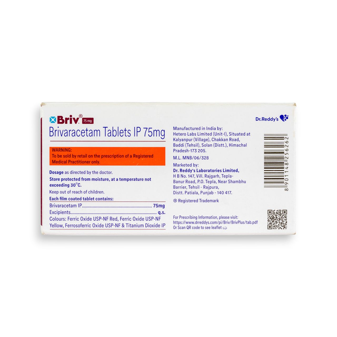 Briv + 75 mg Tablets