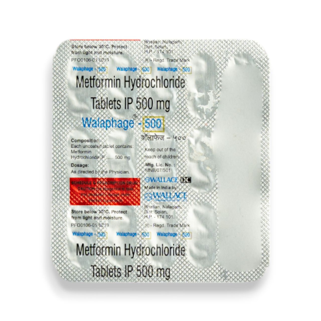 Walaphage-500 Tablets