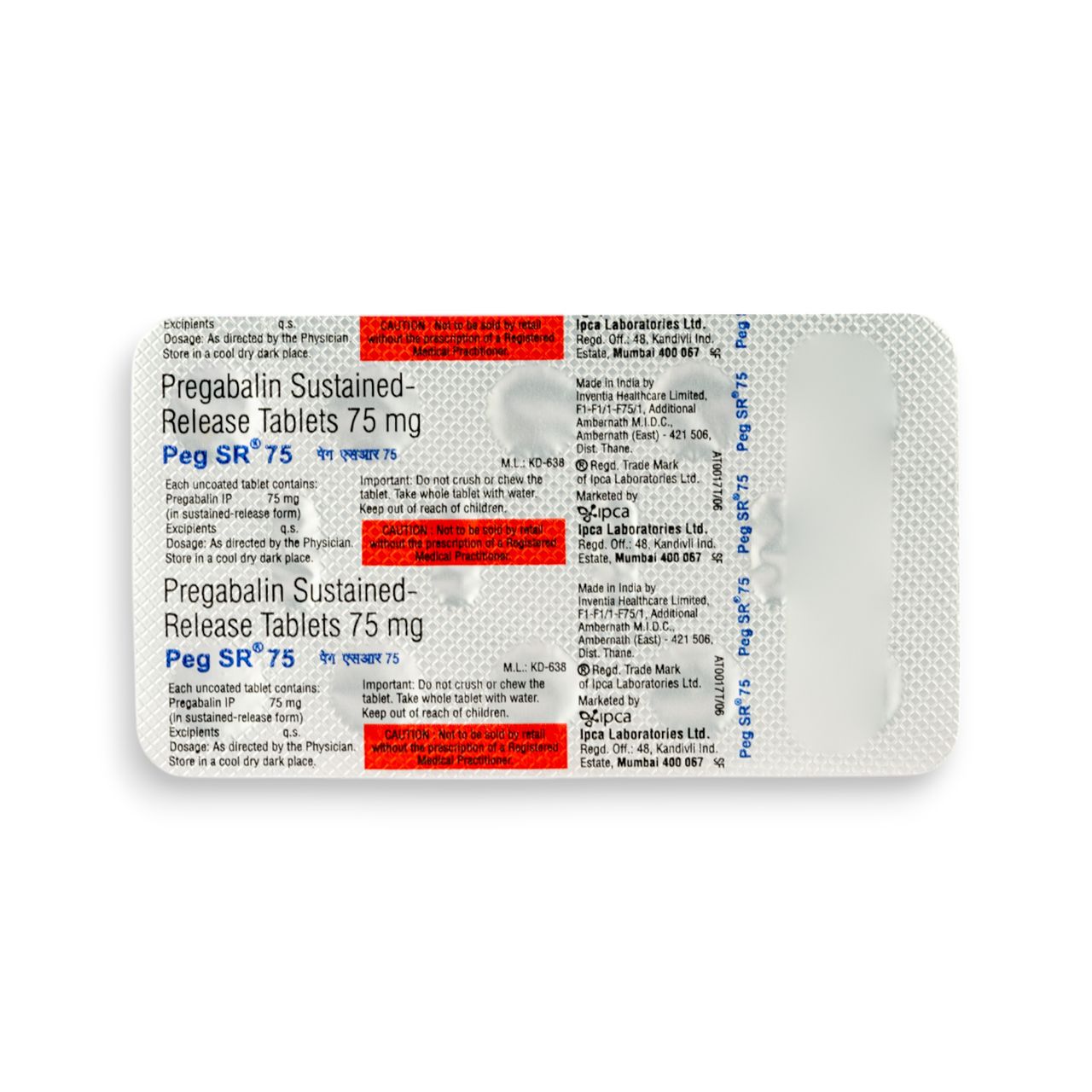 Peg SR 75 Tablets