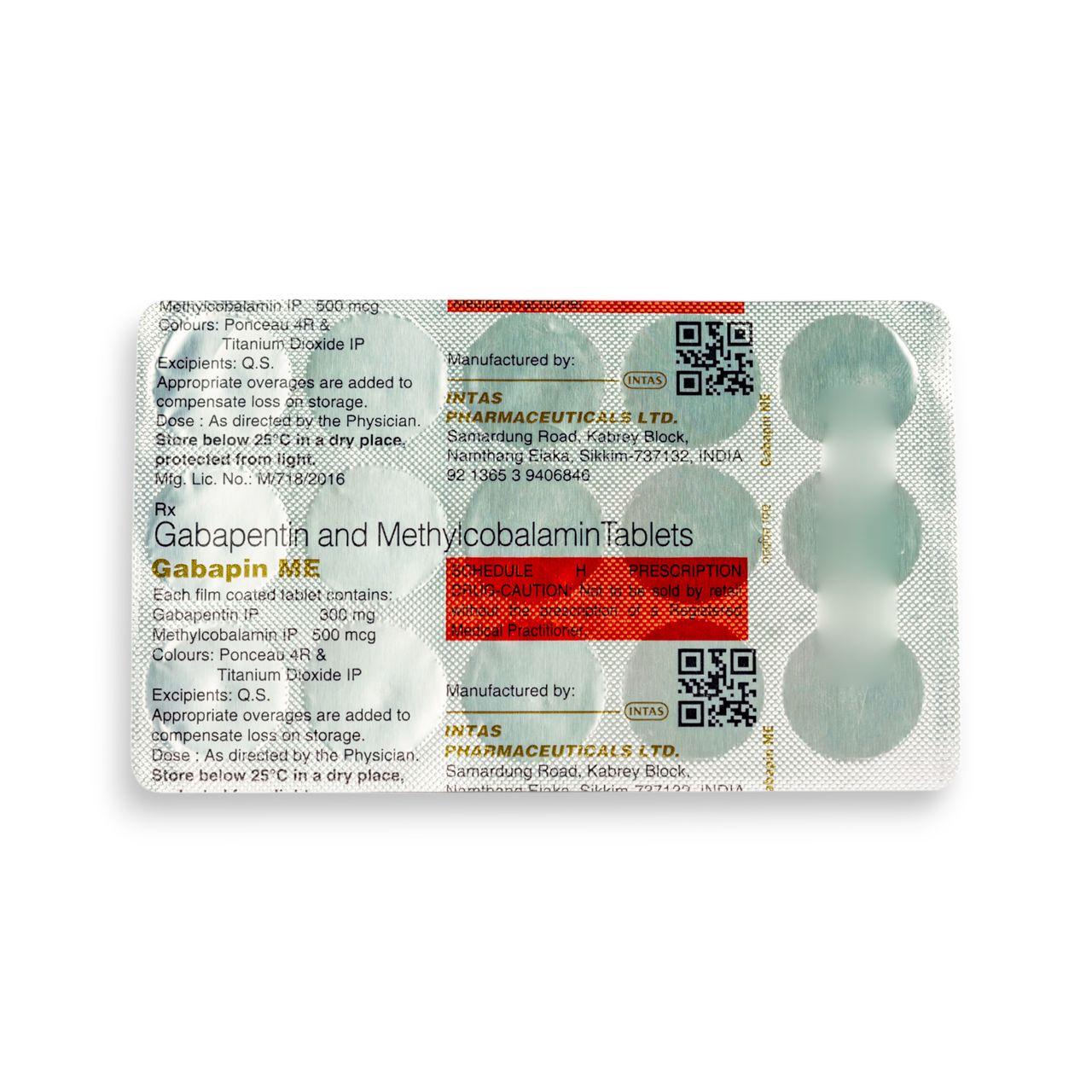Gabapin ME Tablets
