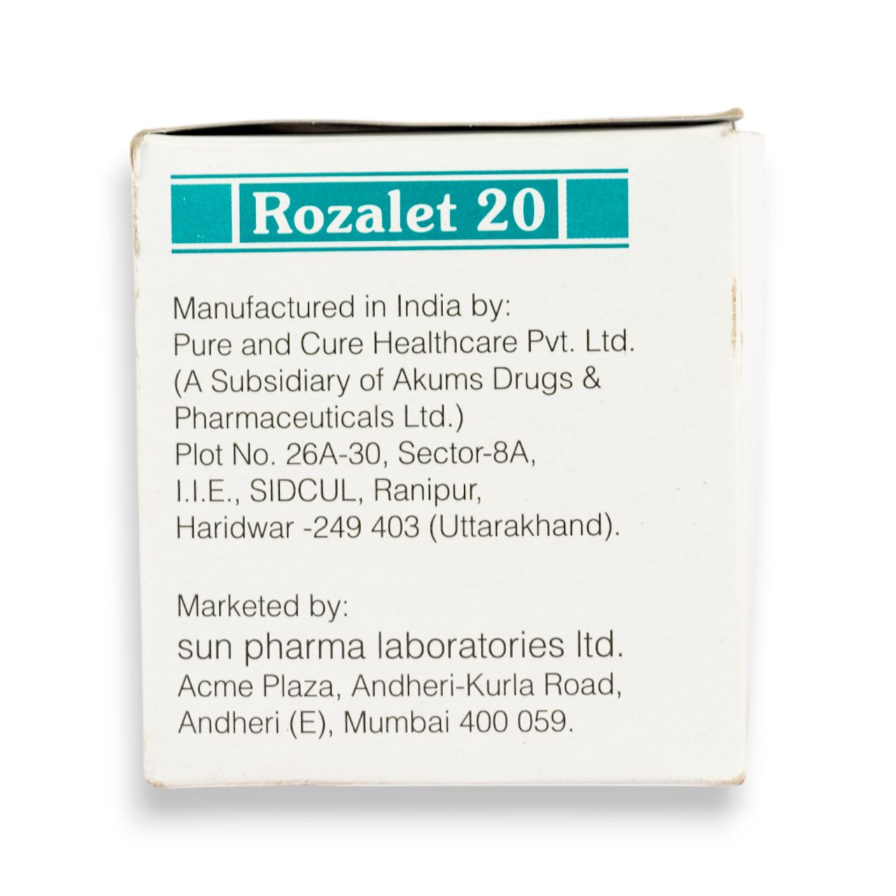 Rozalet 20 Tablets