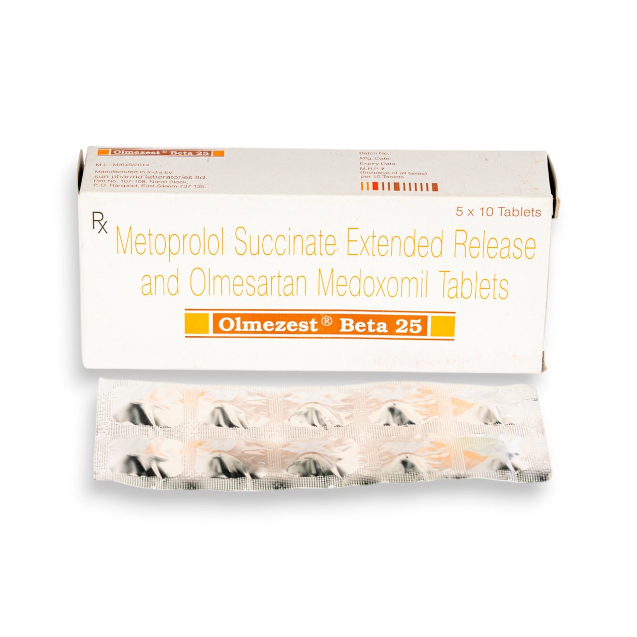 Olmezest Beta 25 Tablets ER