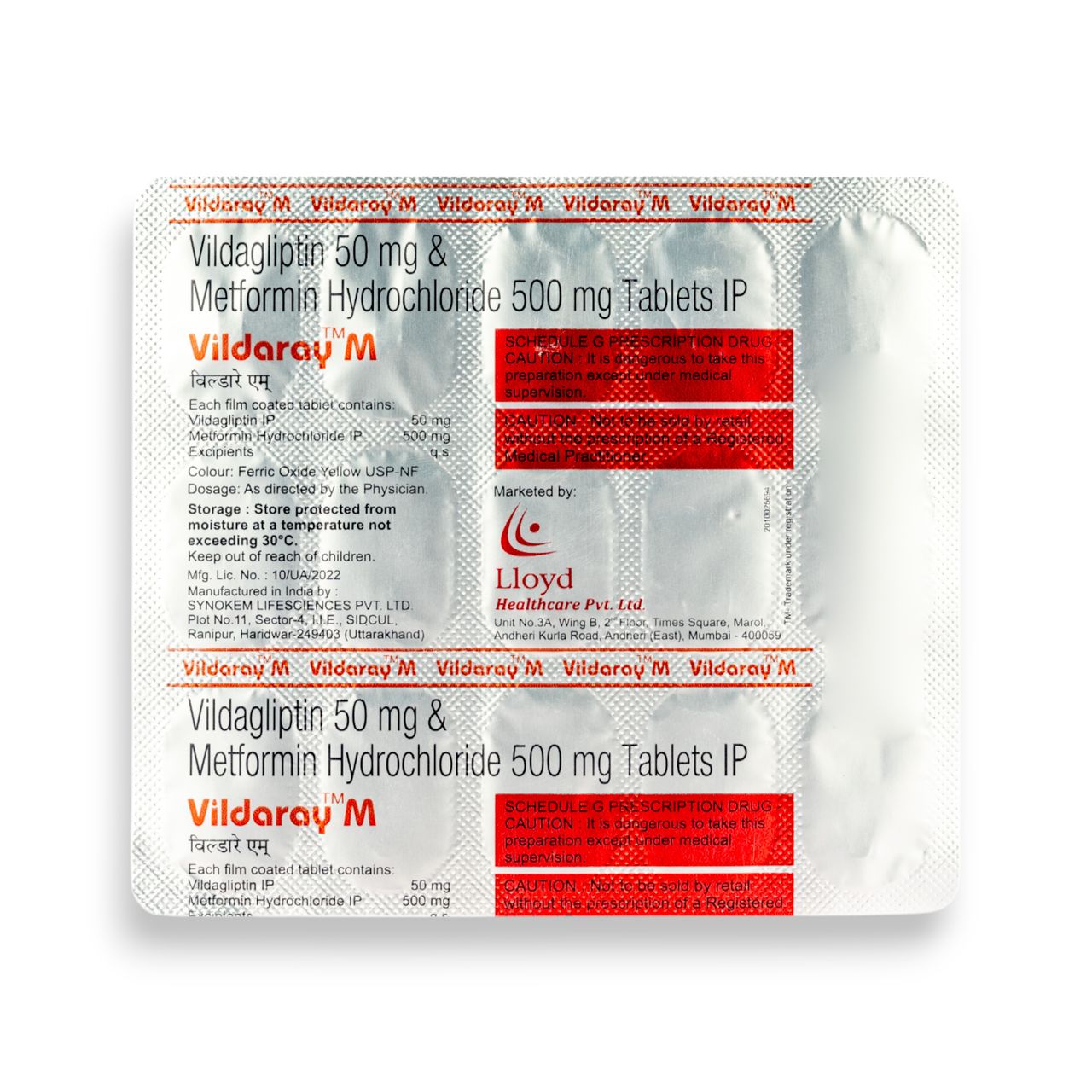 Vildaray M Tablets