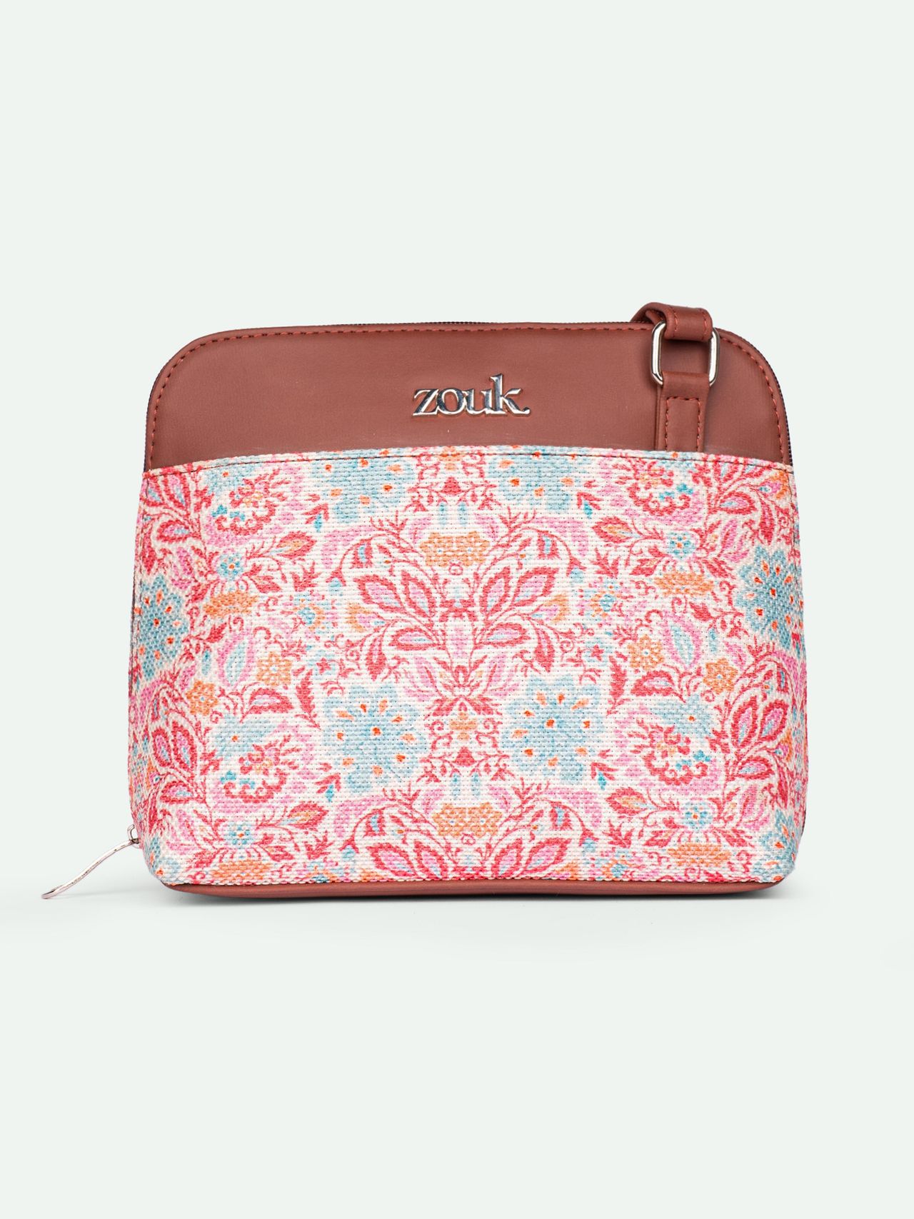 Zouk Mangalore Blossoms OOO Sling Bag - Multicolour