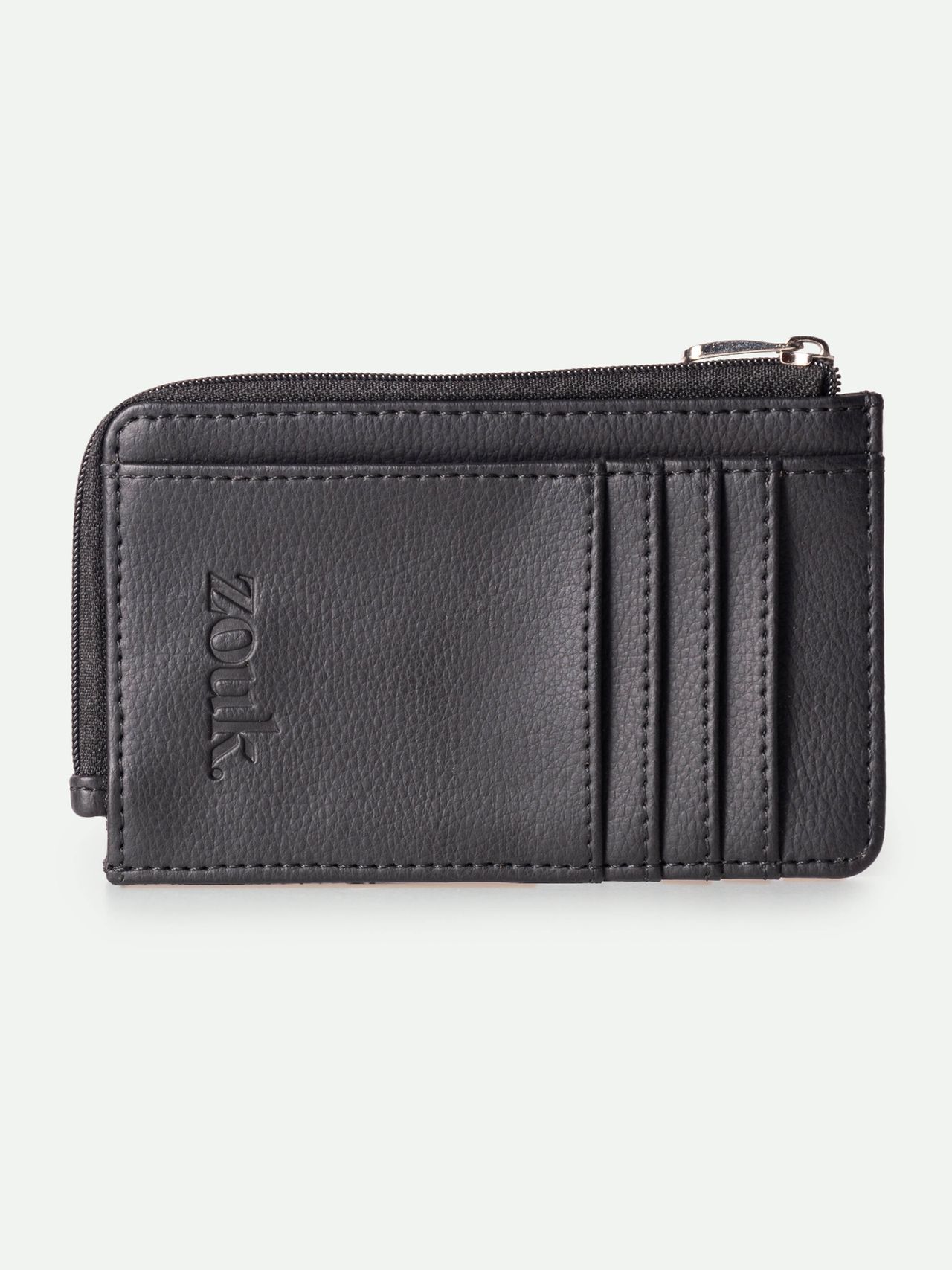 Zouk Unisex Vegan Leather Card Holder | Multicolour - One Size