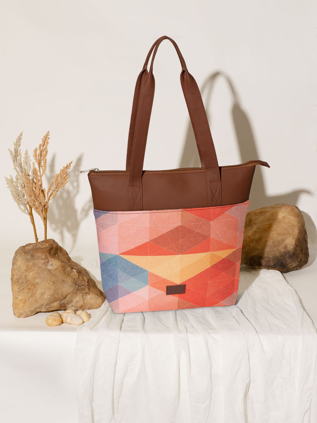 Zouk GeoOptics Everyday Tote Bag - Multicolour