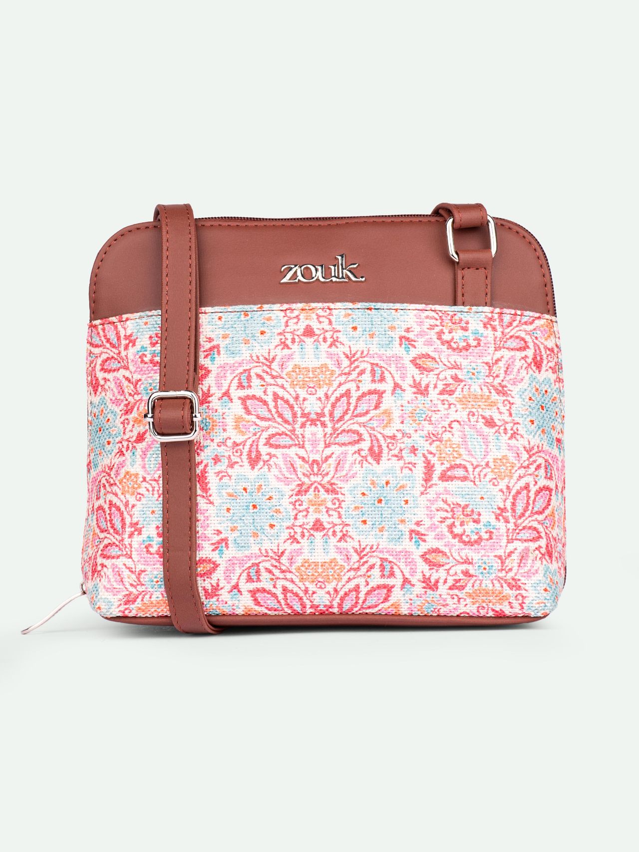 Zouk Mangalore Blossoms OOO Sling Bag - Multicolour