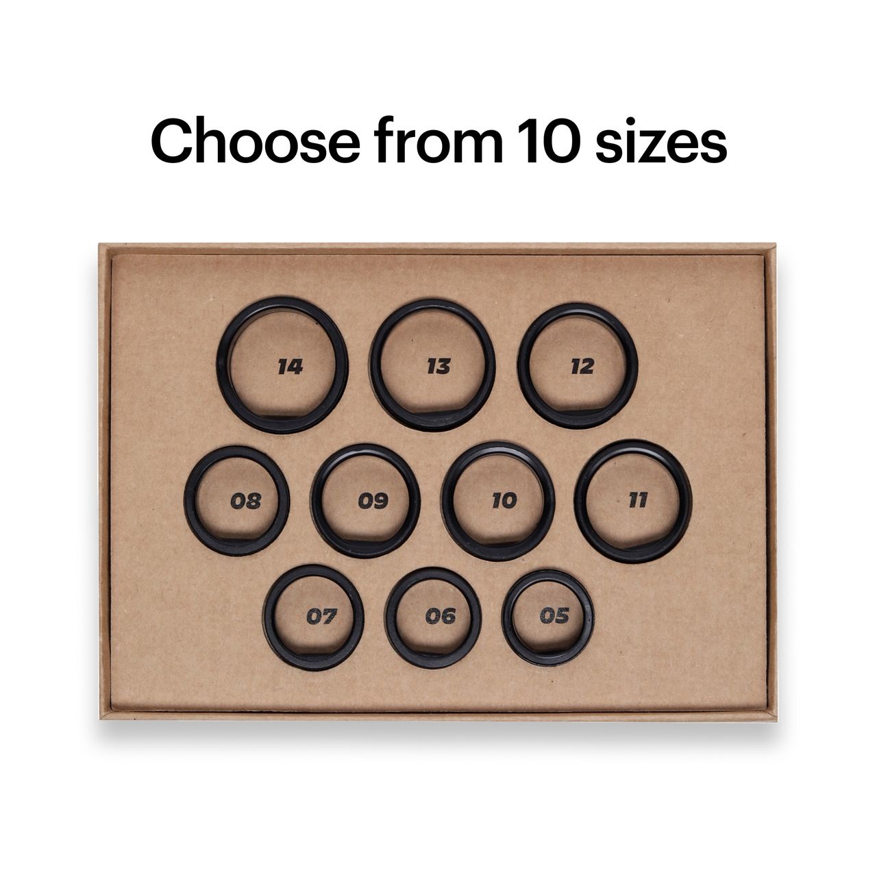 Ultrahuman Ring Air Sizing Kit - Size First Before You Buy - Choose From 10 Sizes - Sizes 5 To 14