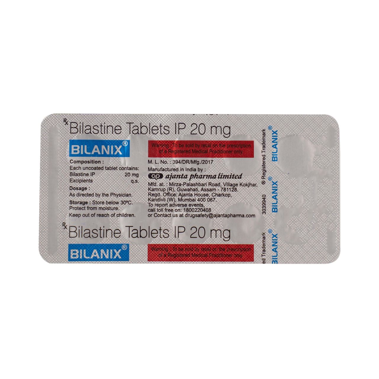 Bilanix Tablets