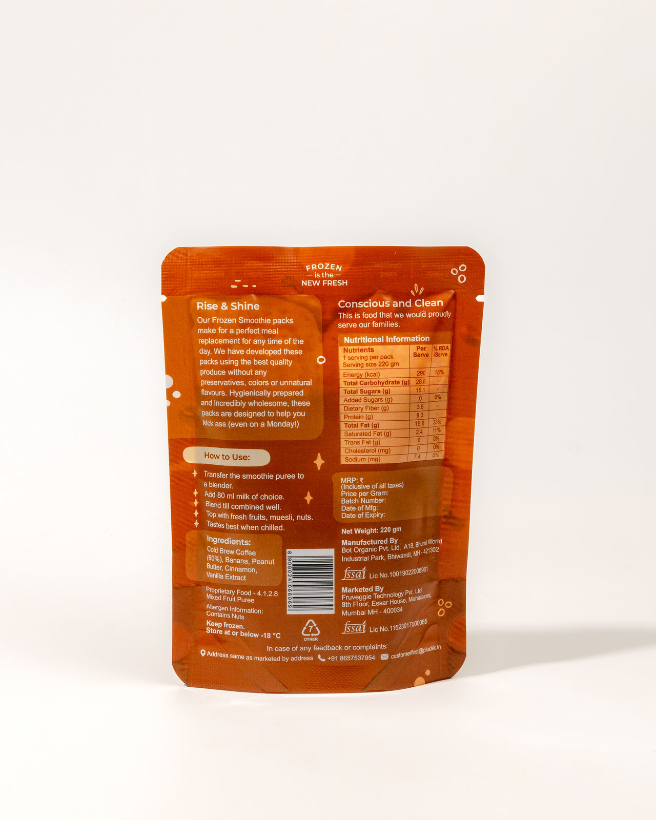 Pluckk Coffee Smoothie Kit