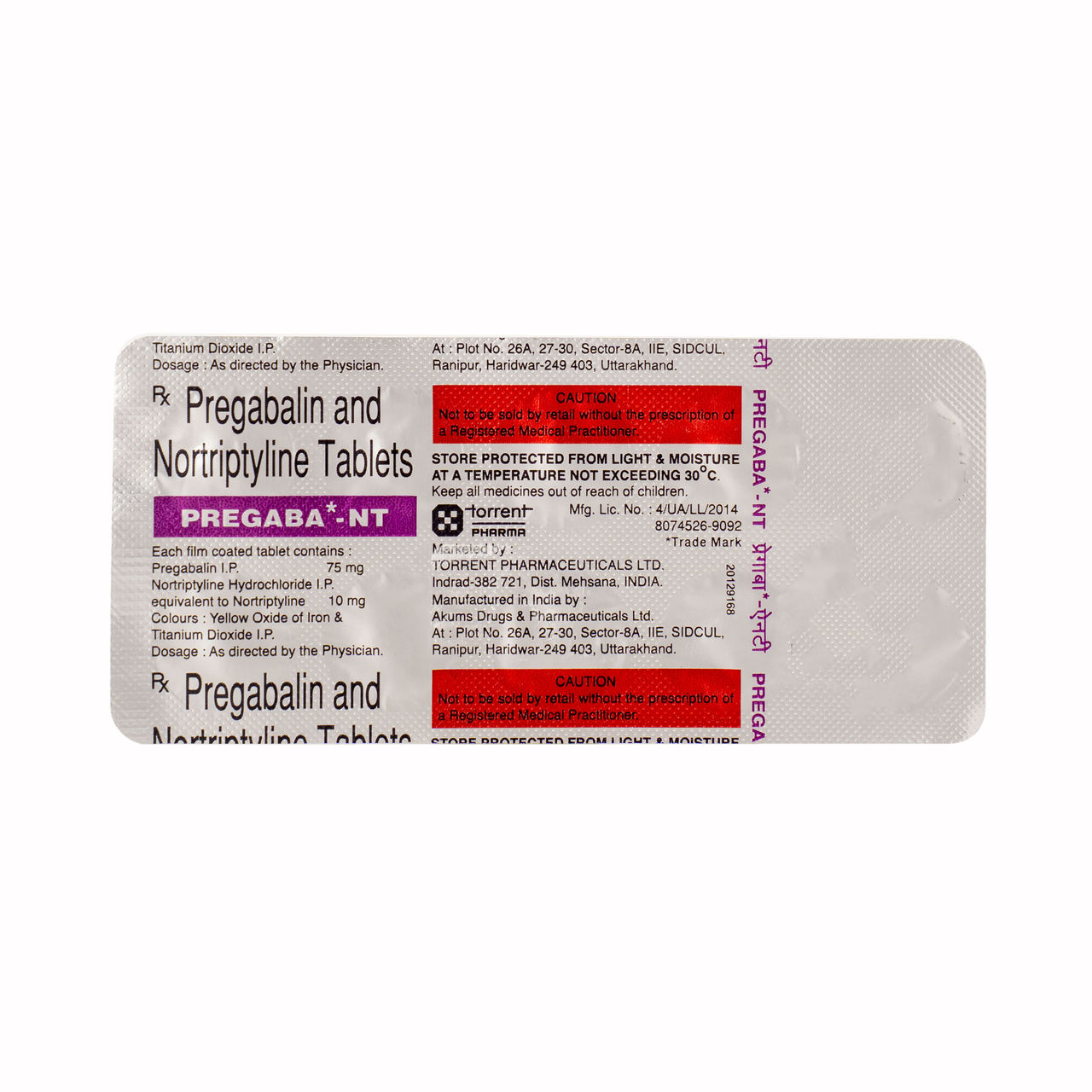 Pregaba-NT Tablets