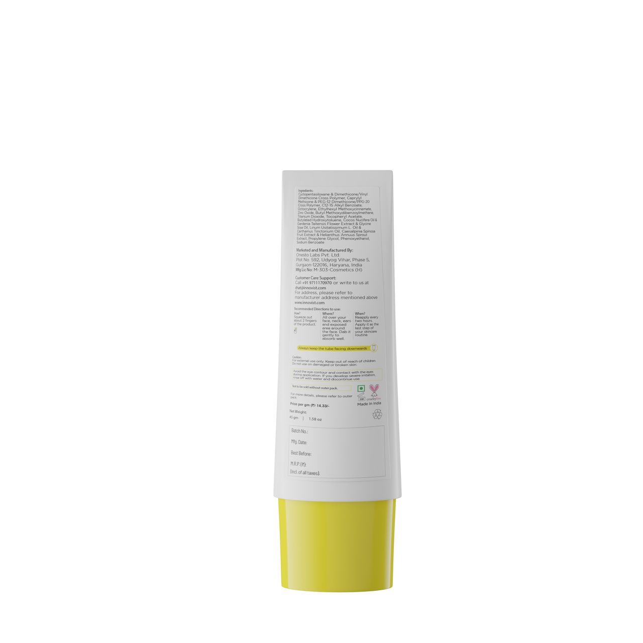 SunScoop Invisible Sunscreen Cream SPF 40 PA+++