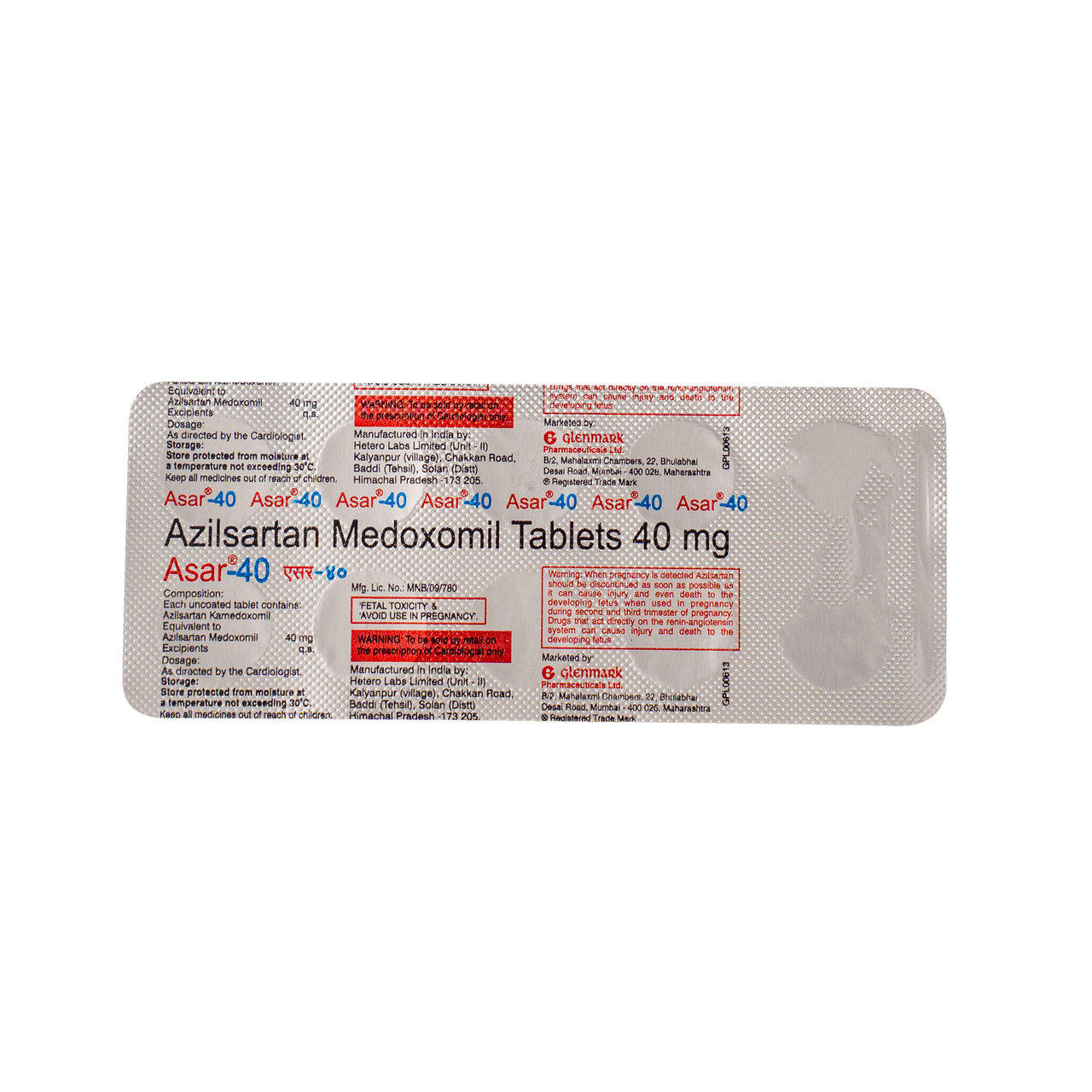 Asar-40 Tablets