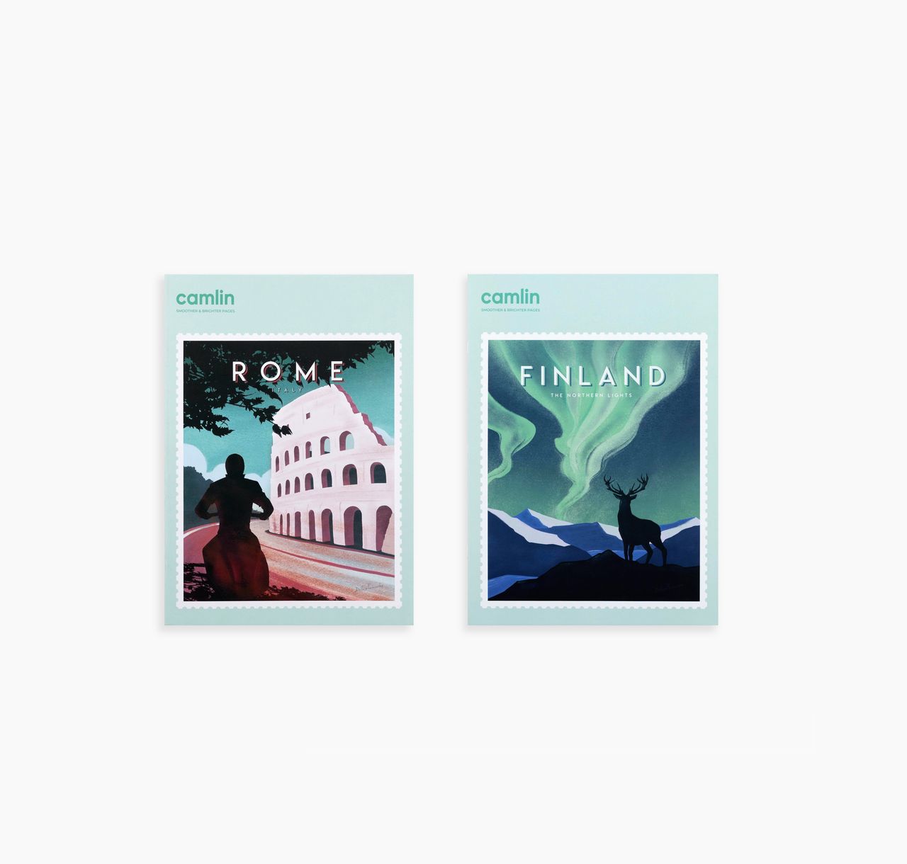 Camlin A4 Soft Cover Single Line Design 172 Pages Notebook Pack Of 6