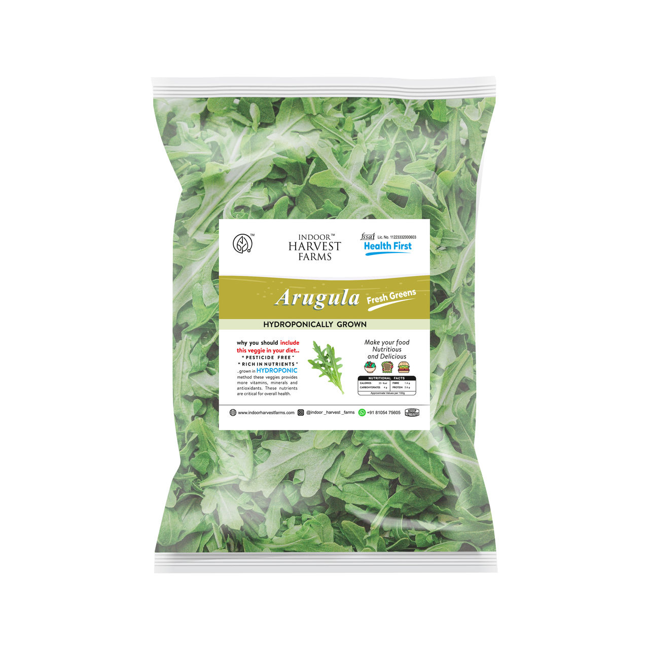 Hydroponic Arugula