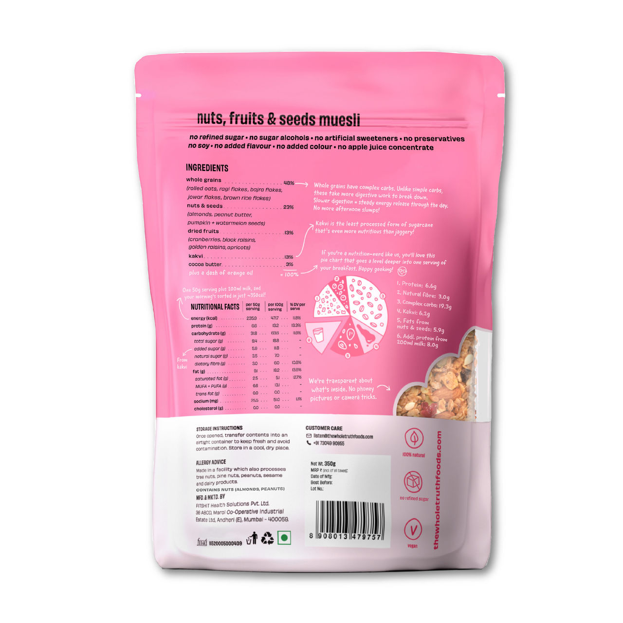 The Whole Truth Nuts, Fruits & Seeds Muesli