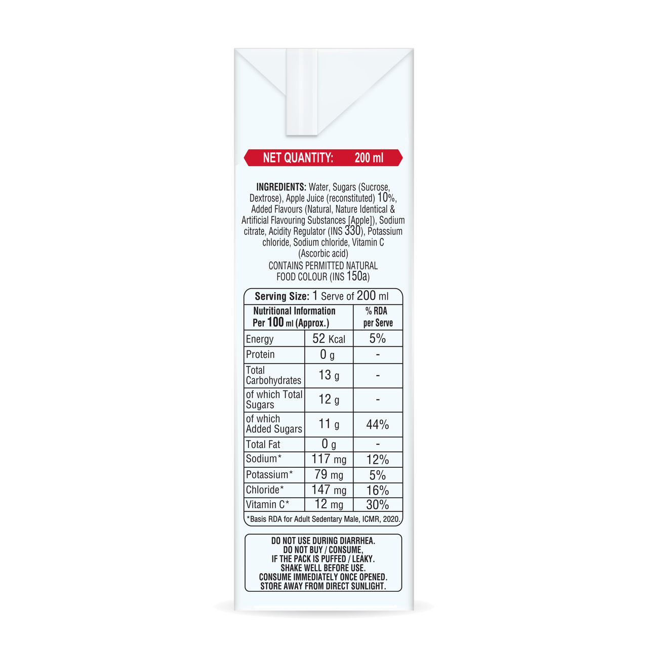 ORSL Apple Drink with Electrolytes