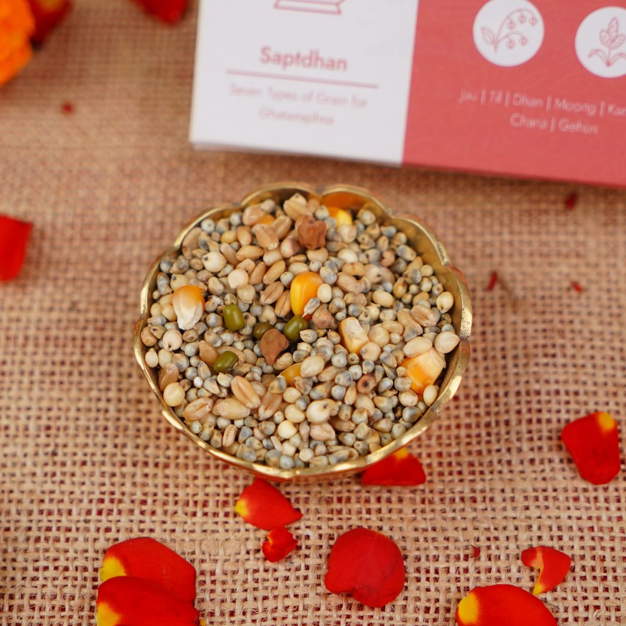 ServDharm Saptdhan | 7 Types of Seed for Hawan, Puja, Sowing