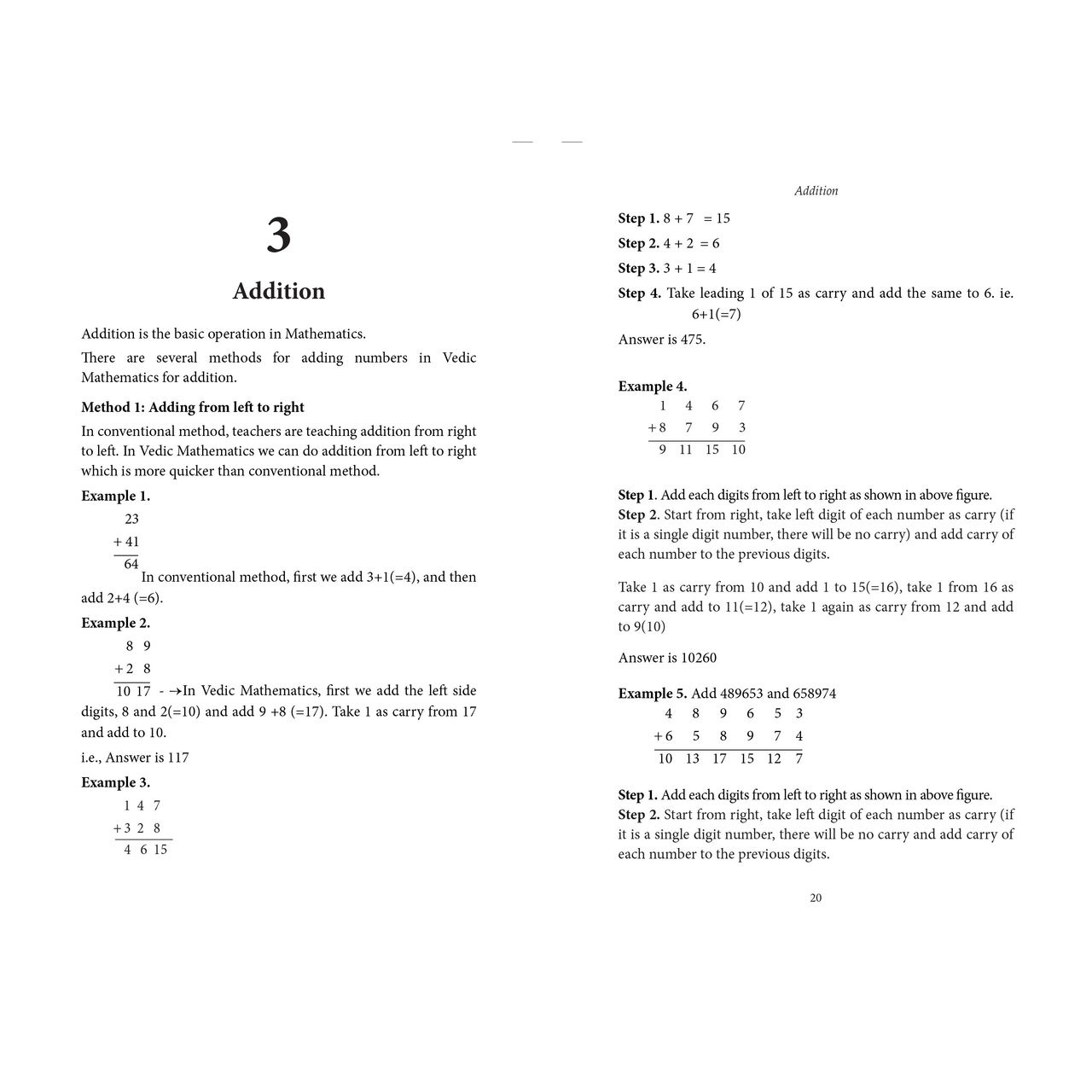 Vedic Mathematics | Indian Classics | | Vedic Maths Activities | Vedic Maths for Children